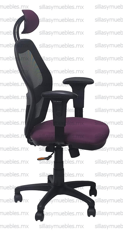 Silla con respaldo de malla. Modelo SA-LUX CBK