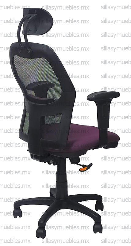 Silla con respaldo de malla. Modelo SA-LUX CBK